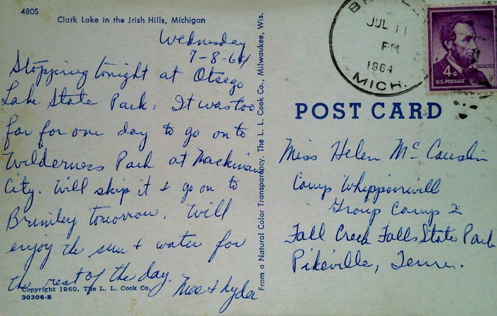 Irish Hills Area - Postcard Views Of Area Lakes